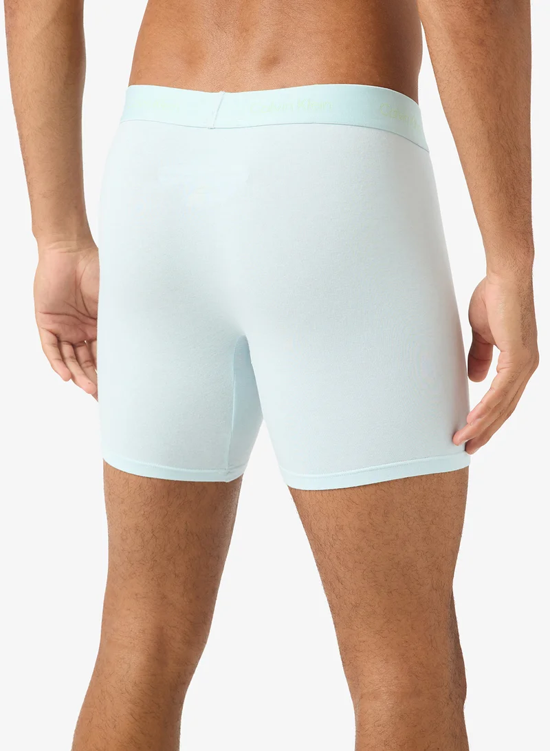 CALVIN KLEIN 3 Pack Boxer Briefs - Icon Logo Graphic